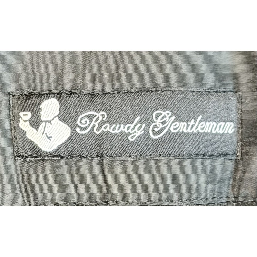 Rowdy Gentleman Black Label Fleece Vest Jacket. Looks New. Warm Medium - Picture 2 of 12